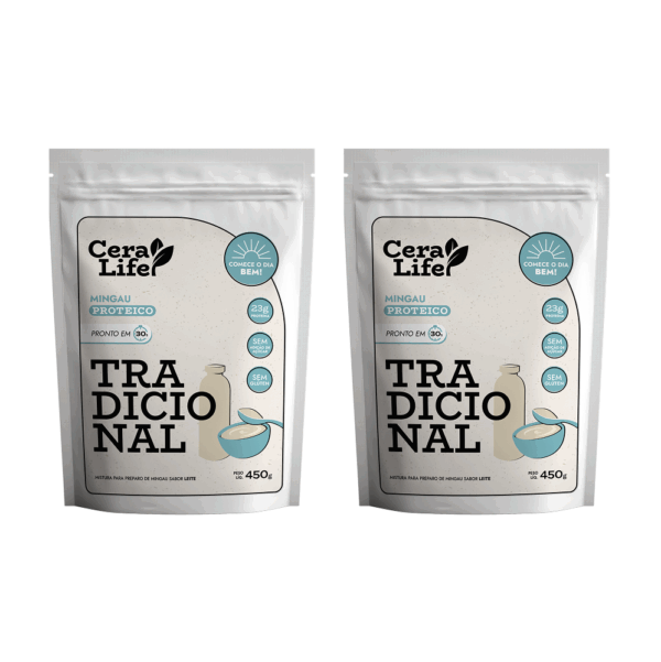 Combo 2 Mingau Proteico Ceralife Sabor Tradicional 450g